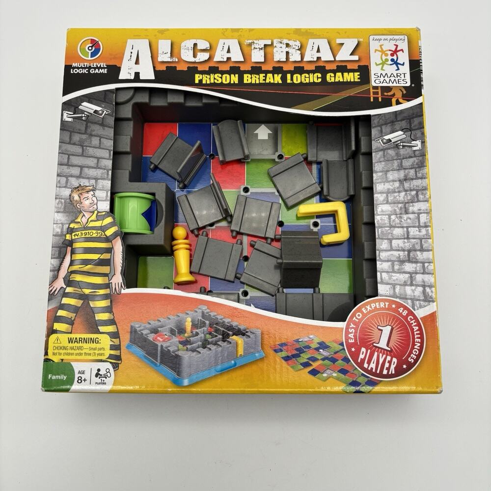 Alcatraz Prison Break Game - Rare. Complete. Very Good Condition. Cool Game!